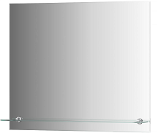 Зеркало Evoform Attractive с фацетом и полочкой 70х60 см, BY 0515