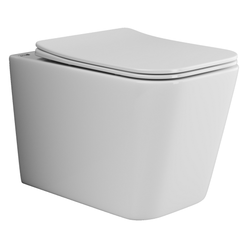 Подвесной унитаз Ceramicanova Cubic CN1806 с крышкой-сидением