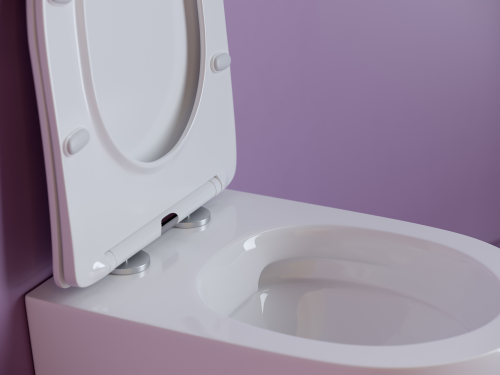 Подвесной унитаз Ceramicanova Uno CN11001 с крышкой-сидением фото 10