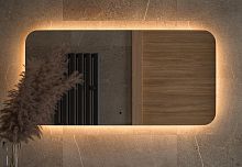 Зеркало DEFESTO OPTI DF 2815RH с LED-подсветкой 100x50 см., ИК - выключатель, 3000 K