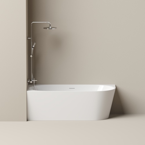 Асимметричная угловая акриловая ванна Sancos Edge FB23L левосторонняя, 170x80 фото 5