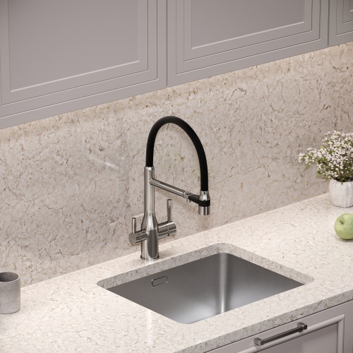 Смеситель для кухни Sancos Garda SC4009BN, брашированный никель фото 9