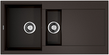 Мойка кухонная Omoikiri Sakaime 100-2-DC темный шоколад