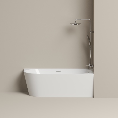 Асимметричная угловая акриловая ванна Sancos Edge FB23R правосторонняя, 170x80 фото 5