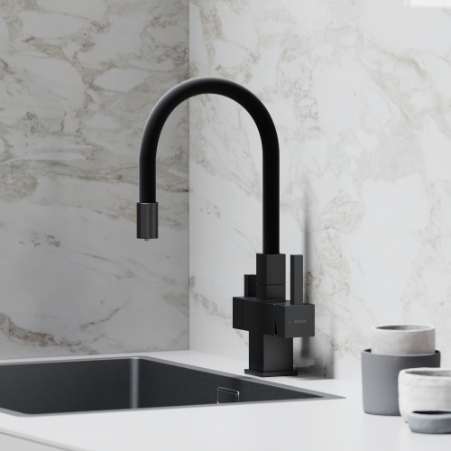 Смеситель для кухни Sancos Arno SC4005MB, матовый черный фото 7