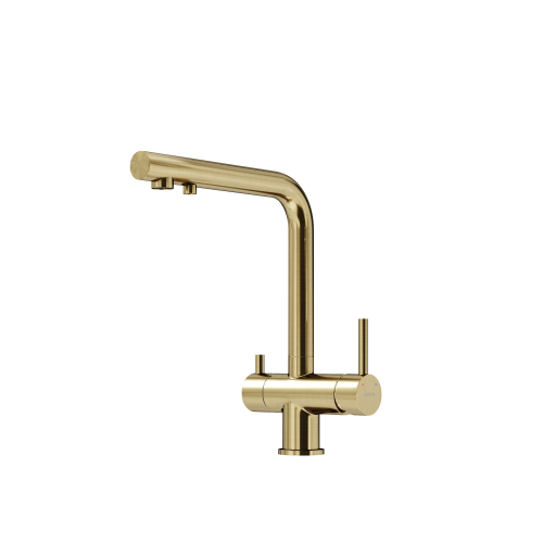 Смеситель для кухни Sancos Foster SC4014BG, брашированное золото