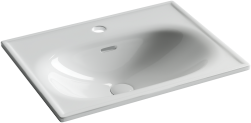 Раковина накладная мебельная Ceramicanova Sabo CN13001, белый глянец
