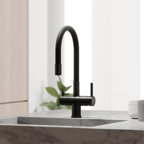 Смеситель для кухни Sancos Lucia SC4004MB, матовый черный фото 6