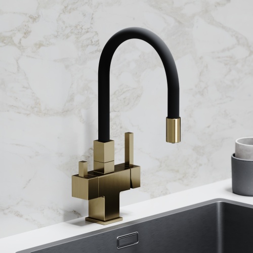 Смеситель для кухни Sancos Arno SC4005BG, брашированное золото фото 10