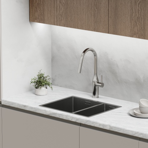 Смеситель для кухни Sancos Grand SC4002BNG, нержавеющая сталь фото 6