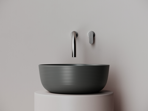 Накладная раковина Ceramicanova Element CN6073MDH, темный антрацит матовый фото 4
