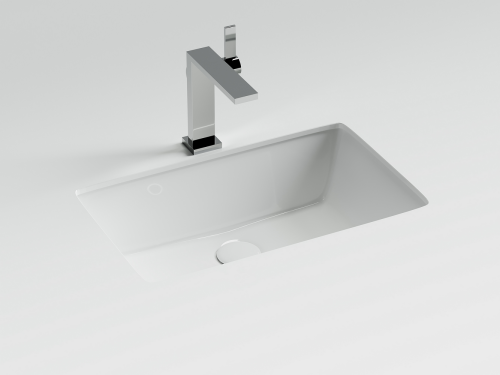 Раковина встраиваемая снизу Ceramicanova Era CN15004, белый глянец фото 2