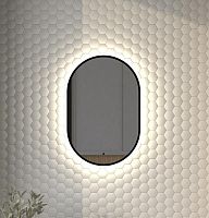 Зеркало DEFESTO AURA DF 2921R с окантовкой и LED-подсветкой 40x60 см., ИК - выключатель, 4500 K