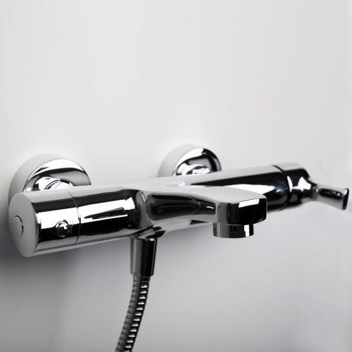 Смеситель для ванны и душа WasserKRAFT Berkel 4801, хром фото 7