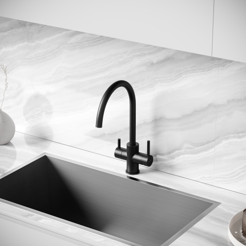 Смеситель для кухни Sancos Taper SC4012MB, черный матовый фото 5