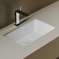 Раковина встраиваемая снизу Ceramicanova Era CN15004, белый глянец