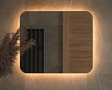 Зеркало DEFESTO OPTI DF 2816RH с LED-подсветкой 70x60 см., ИК - выключатель, 3000 K