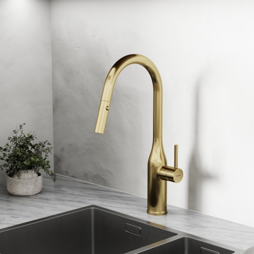 Смеситель для кухни Sancos Grand SC4002BG, брашированное золото фото 8