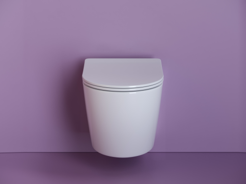Подвесной унитаз Ceramicanova Uno CN11001 с крышкой-сидением фото 7