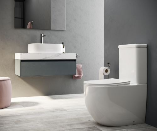 Унитаз-компакт Ceramicanova Mia CN1801 с крышкой-сидением фото 8