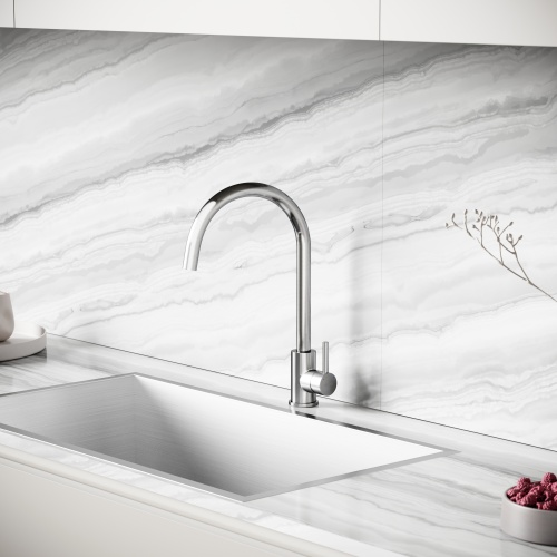 Смеситель для кухни Sancos Stainless SC12001SS, нержавеющая сталь фото 5