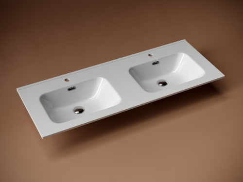 Раковина накладная мебельная Ceramicanova Element CN7004, белый глянец фото 2