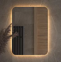 Зеркало DEFESTO OPTI DF 2817 с LED-подсветкой 60x80 см., без выключателя, 3000 K