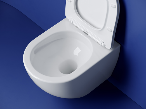 Подвесной унитаз Ceramicanova Metropol CN4002T с крышкой-сидением фото 12