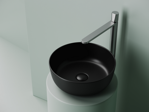 Накладная раковина Ceramicanova Element CN6073MB, черный матовый фото 2