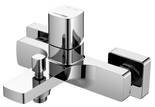 Смеситель для ванны с душем WasserKRAFT Naab 8601, С ВНУТРЕННЕЙ ЧАСТЬЮ, Хром
