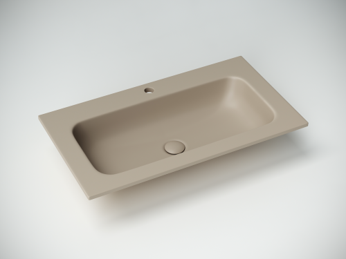 Раковина накладная мебельная Ceramicanova Grace CN7012MC, капучино матовый фото 3