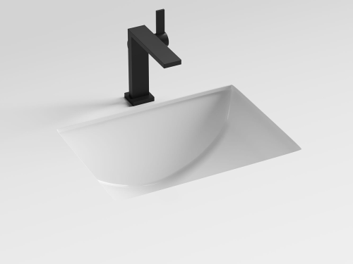 Раковина встраиваемая снизу Ceramicanova Era CN15002, белый глянец фото 2