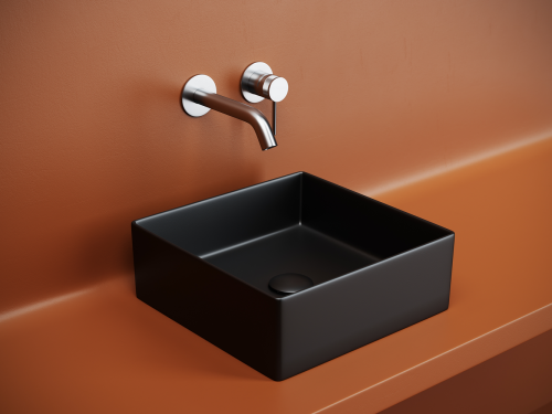 Накладная раковина Ceramicanova Element CN6068MB, черный матовый фото 3