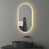 Зеркало Evoform Ledshine BY 2596 с LED-подсветкой 40х80 см., без выключателя, 3000К
