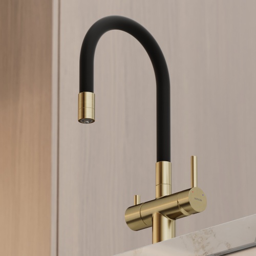 Смеситель для кухни Sancos Lucia SC4004BG, брашированное золото фото 9