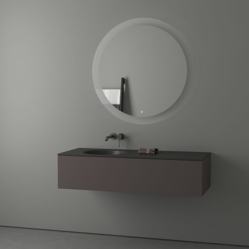 Зеркало Evoform Ledshine BY 2627 с LED-подсветкой и сенсорным выключателем, 100х100 см., 4000К фото 3