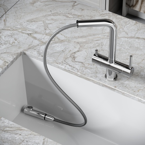 Смеситель для кухни Sancos Spin SC4015CH, хром фото 9