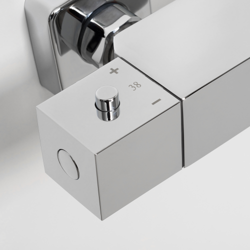 Термостатический смеситель для ванны и душа WasserKRAFT Alme 1511 Thermo, хром фото 9