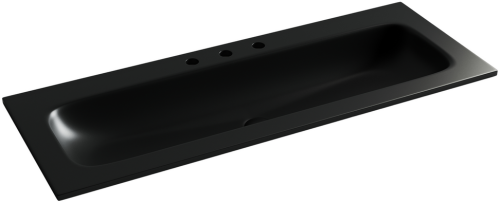 Раковина накладная мебельная Ceramicanova Grace CN7024MB, черный матовый