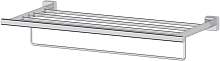 Полка FBS Esperado ESP 042 для полотенец 60 cm, хром