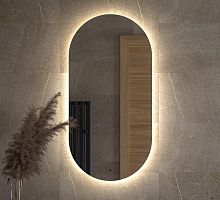 Зеркало DEFESTO OPTI DF 2904R с LED-подсветкой 50x100 см., ИК - выключатель, 4500 K