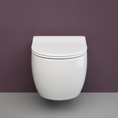 Подвесной унитаз Ceramicanova Play CN3001 с крышкой-сидением фото 7
