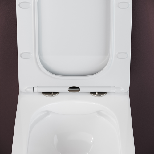Подвесной унитаз Ceramicanova Metric CN3007 с крышкой-сидением фото 9