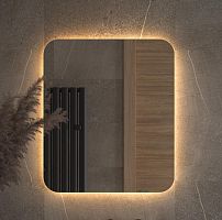 Зеркало DEFESTO OPTI DF 2816 с LED-подсветкой 60x70 см., без выключателя, 3000 K