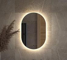 Зеркало DEFESTO OPTI DF 2901R с LED-подсветкой 40x60 см., ИК - выключатель, 4500 K