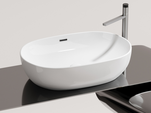 Накладная раковина Ceramicanova Element CN6064, белый глянец фото 2