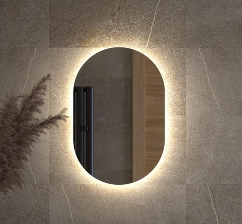 Зеркало DEFESTO OPTI DF 2901 с LED-подсветкой 40x60 см., без выключателя, 4500 K