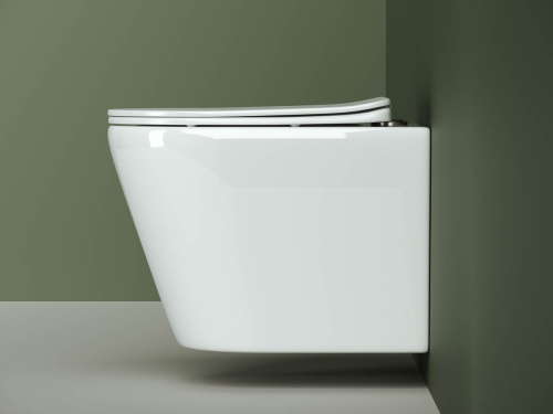Подвесной унитаз Ceramicanova HighLight CN1804 с крышкой-сидением фото 11