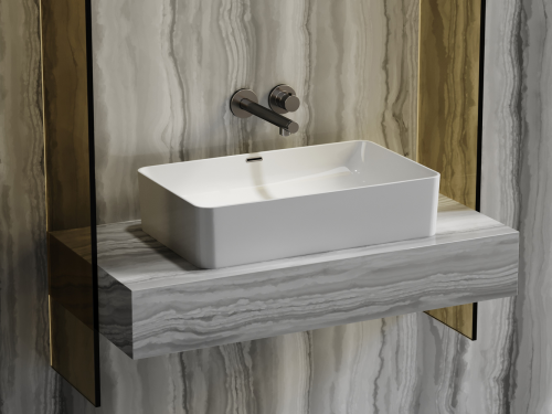 Накладная раковина Ceramicanova Element CN6065, белый глянец фото 4