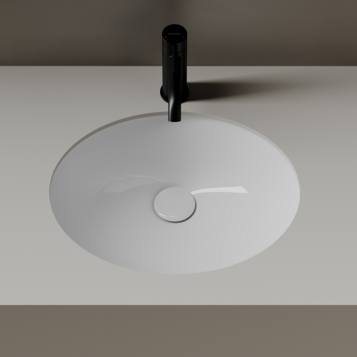 Раковина встраиваемая снизу Ceramicanova Era CN15005, белый глянец